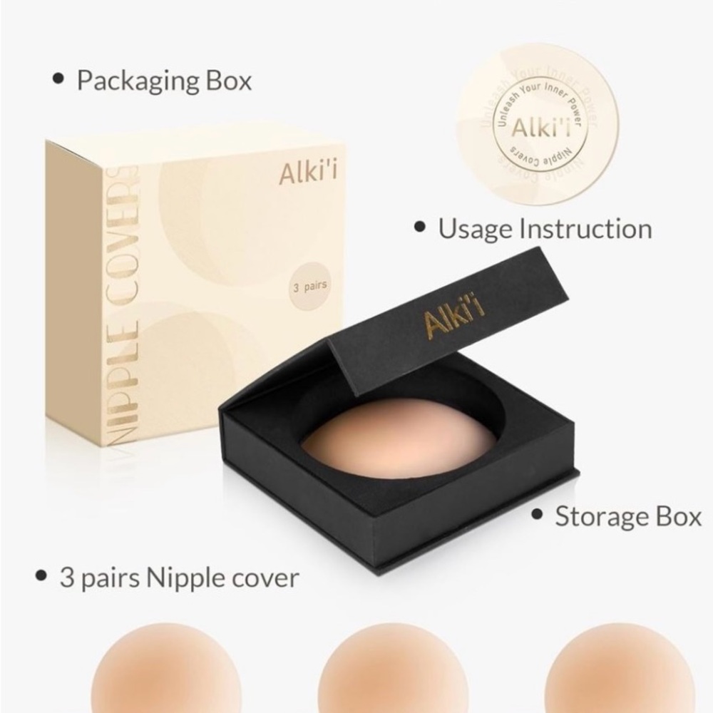 Alki'i Nipple Covers New In Box